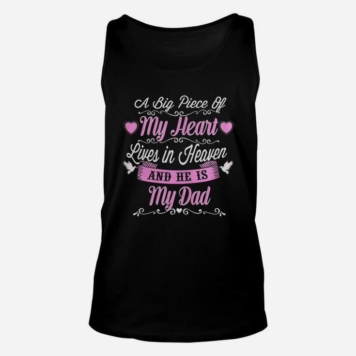 My Dad Is Live In Heaven Shirt Daughter Lover Unisex Tank Top