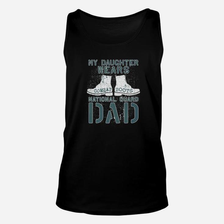 My Daughter Wears Combat Boots National Guard Dad Unisex Tank Top