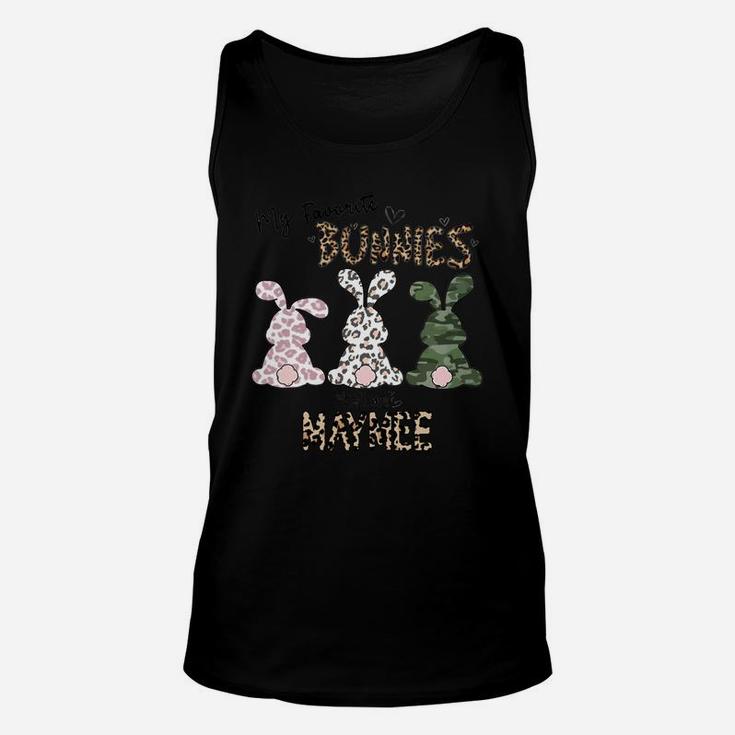 My Favorite Bunnies Call Me Maymee Lovely Family Gift For Women Unisex Tank Top