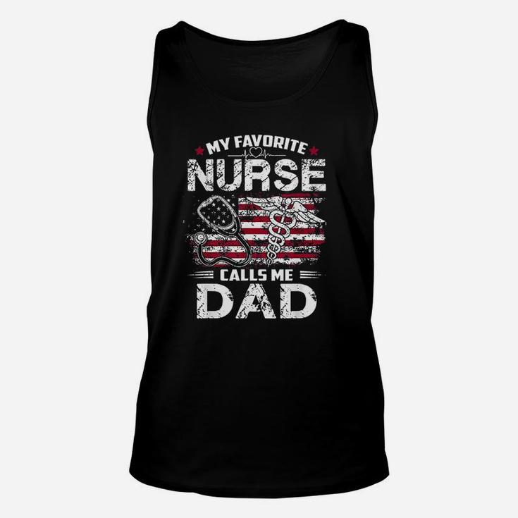 My Favorite Nurse Calls Me Dad Unisex Tank Top