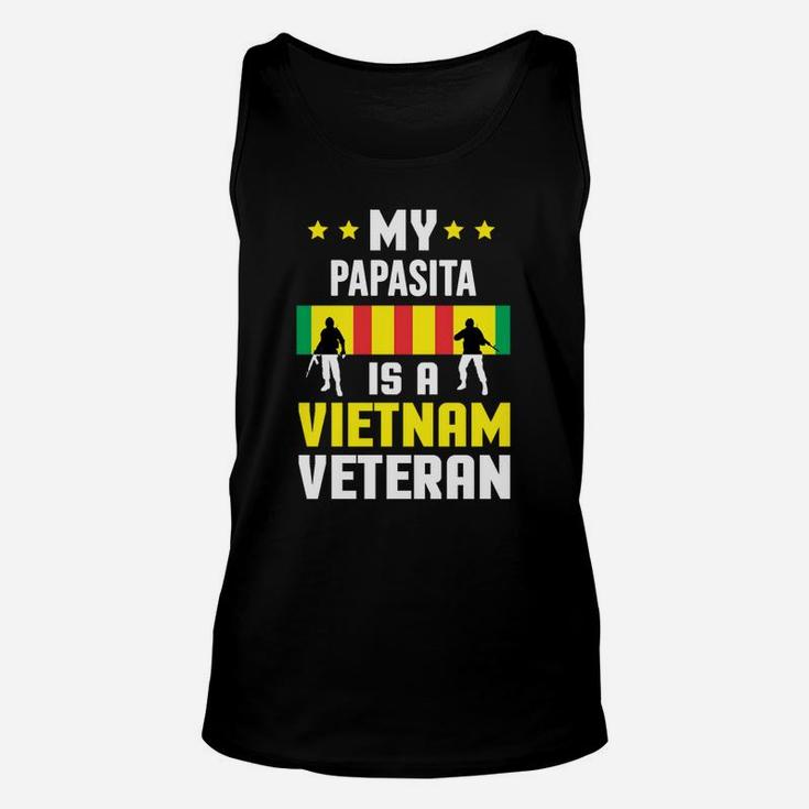 My Papasita Is A Vietnam Veteran Proud National Vietnam War Veterans Day Unisex Tank Top