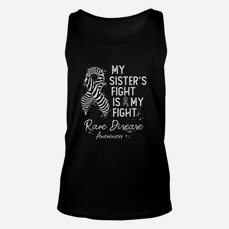 My Sisters Fight My Fight Rare Disease Awareness Unisex Tank Top