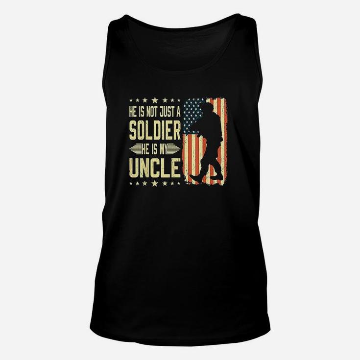 My Uncle Is A Soldier Hero Proud Army Nephew Niece Military Unisex Tank Top