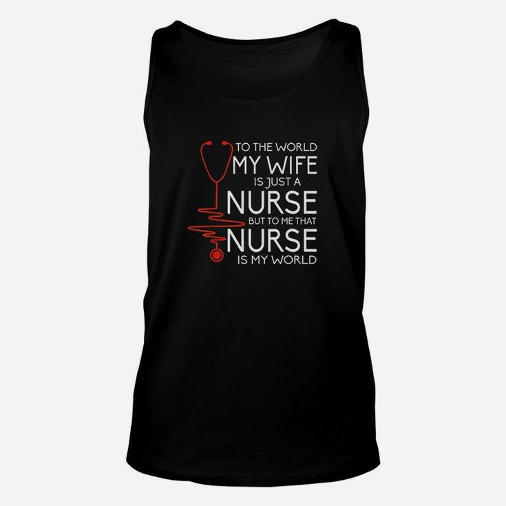 My Wife Is A Nurse, funny nursing gifts Unisex Tank Top