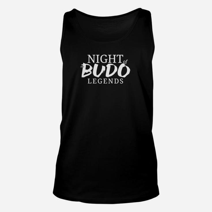 Nacht der Budo-Legenden Schwarzes Unisex TankTop, Kampfkunst Motiv