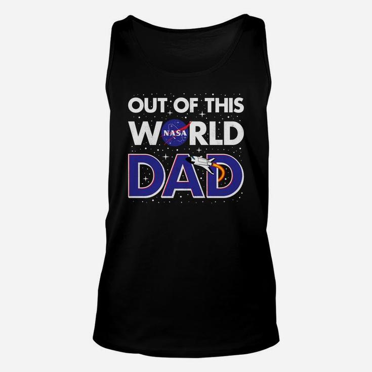 Nasa Out Of This World Dad Fathers Day Premium Unisex Tank Top