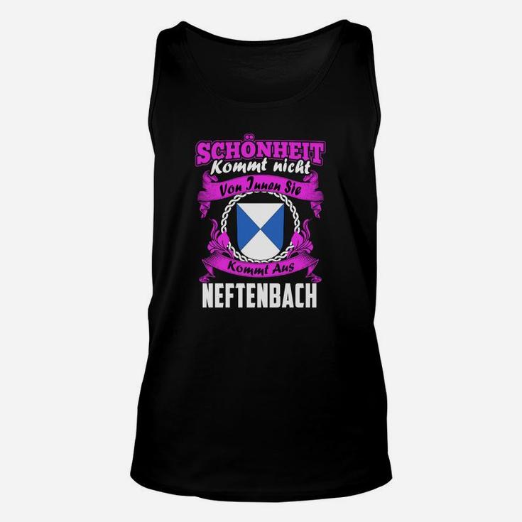 Neftenbach Spruch Schwarz Unisex TankTop mit Emblem Design, Herrenmode