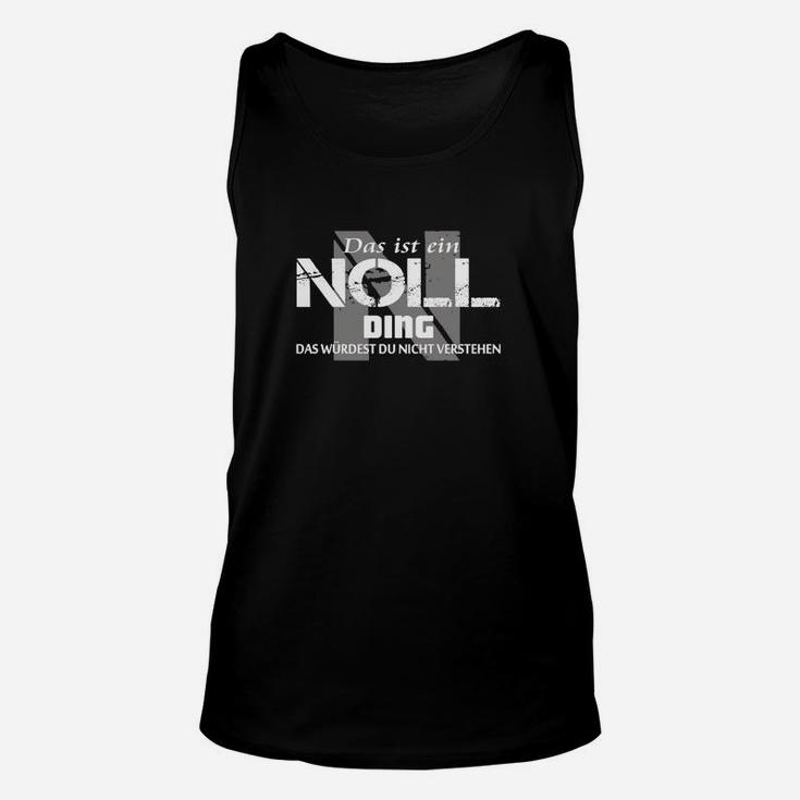 Nerd Ding Schwarzes Unisex TankTop mit Schriftzug, Geek Style Tee