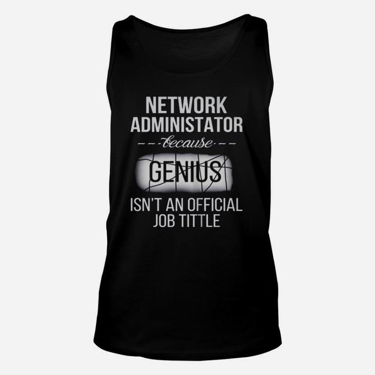 Network Administrator - Network Administrator Beca Unisex Tank Top