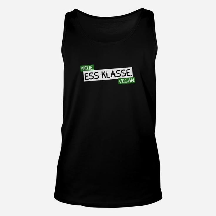 Neue Ess-Klasse Vegan Schwarzes Unisex TankTop, Pflanzenbasiertes Motiv