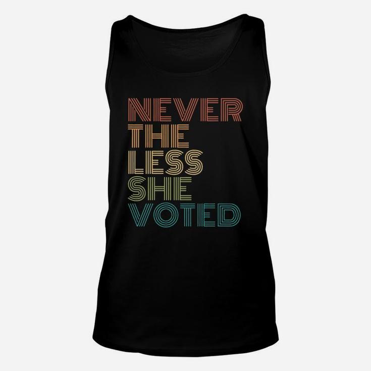 Nevertheless She Voted Unisex Tank Top