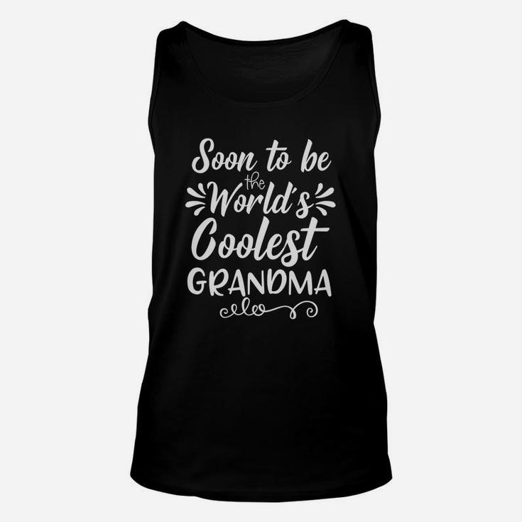 New Grandma To Be Announcement T-shirt - Baby Announcement Unisex Tank Top