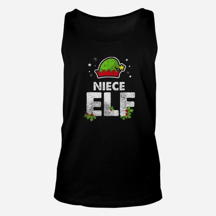 Niece Elf Matching Family Christmas Holiday Funny Unisex Tank Top
