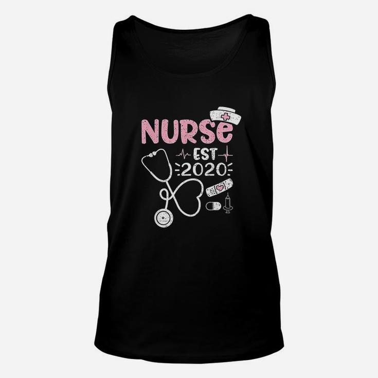 Nurse Est 2020 Nurse Life Unisex Tank Top