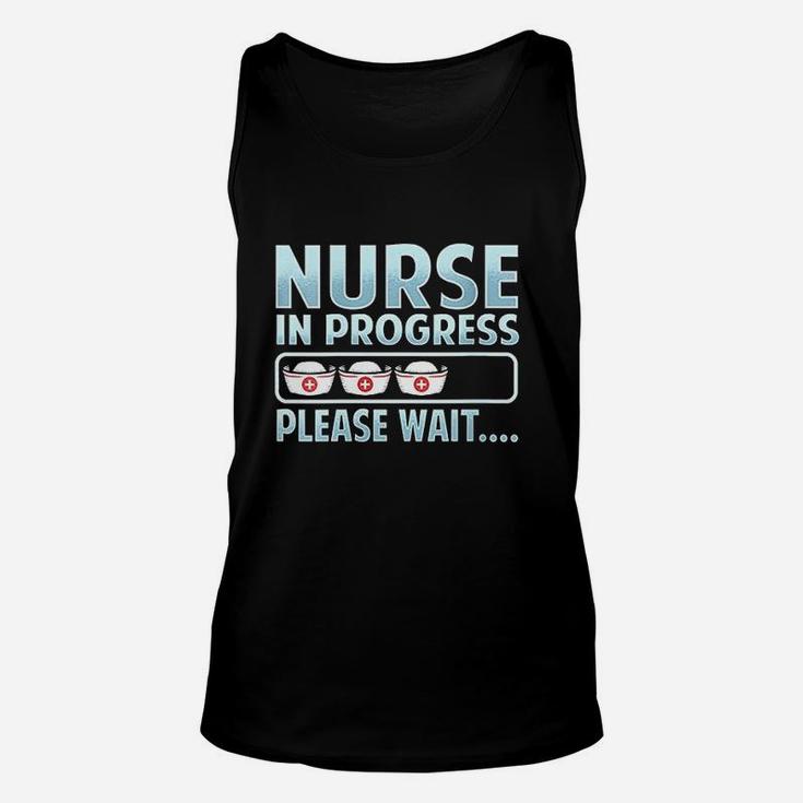 Nurse In Progress With Saying Student Future Nurses Unisex Tank Top