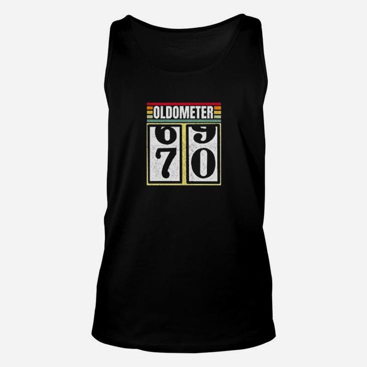 Oldometer 69-70 Years Old Automotive Enthusiasts Bday Unisex Tank Top