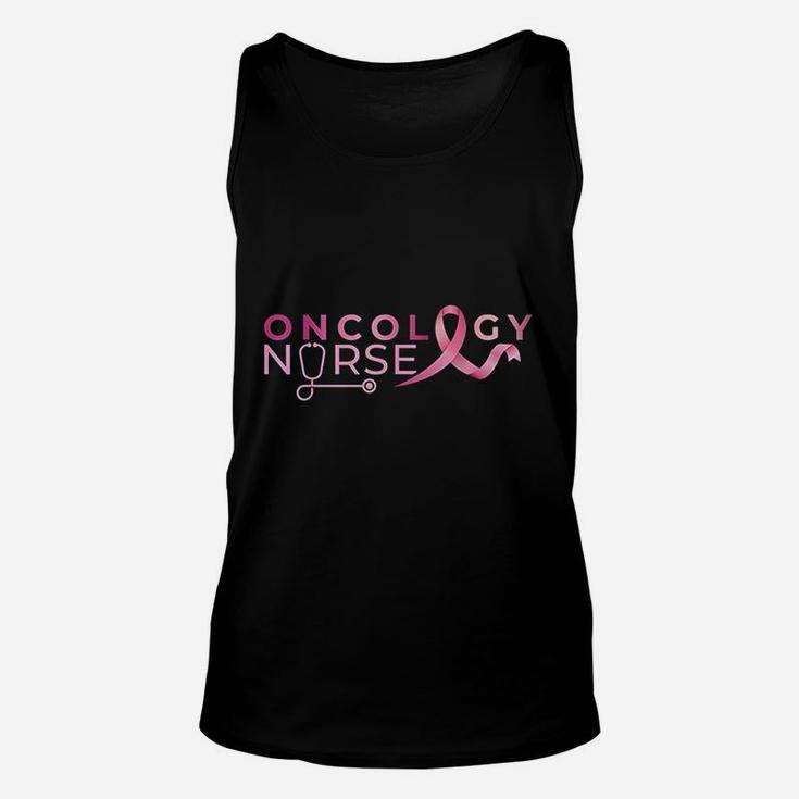 Oncology Nurse Pink Heart, funny nursing gifts Unisex Tank Top