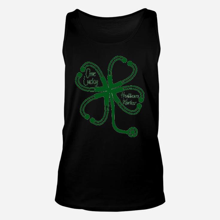 One Lucky Healthcare Worker St Patricks Day Unisex Tank Top