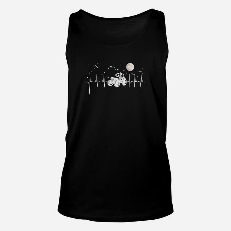 Optimierter Produkt-Titel: Schwarzes Unisex TankTop Schlagzeug-Herzfrequenz, Musikfan Design