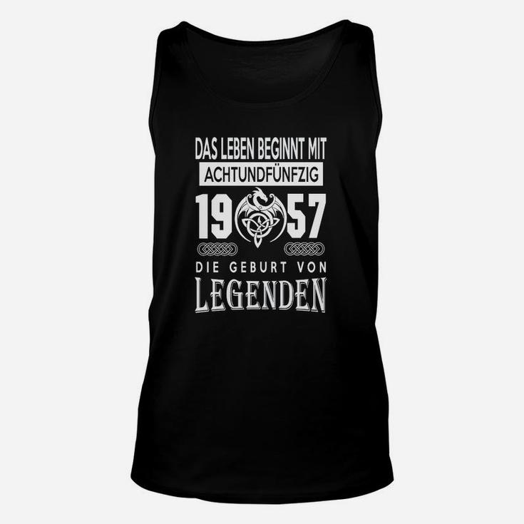 Optimized Product 65. Geburtstag Legenden 1957 Unisex TankTop, Beginn eines neuen Lebensabschnitts