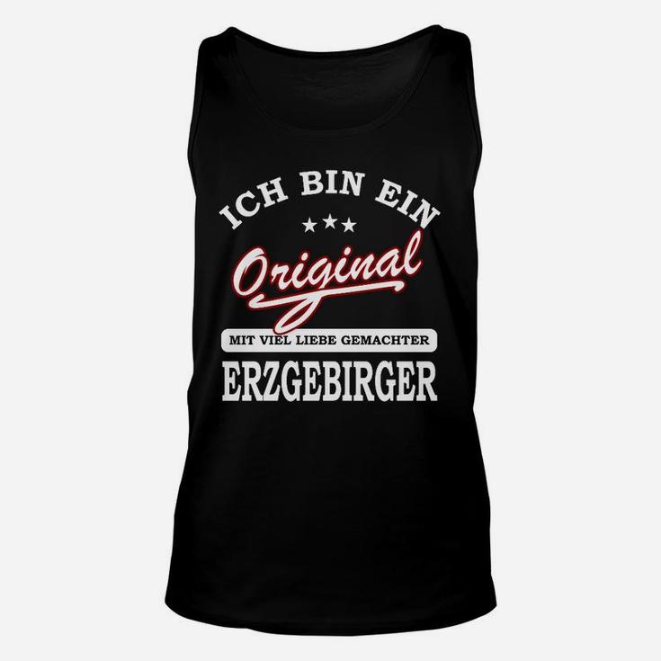 Original Erzgebirger Unisex TankTop Schwarz, Liebevoll Gemacht Design