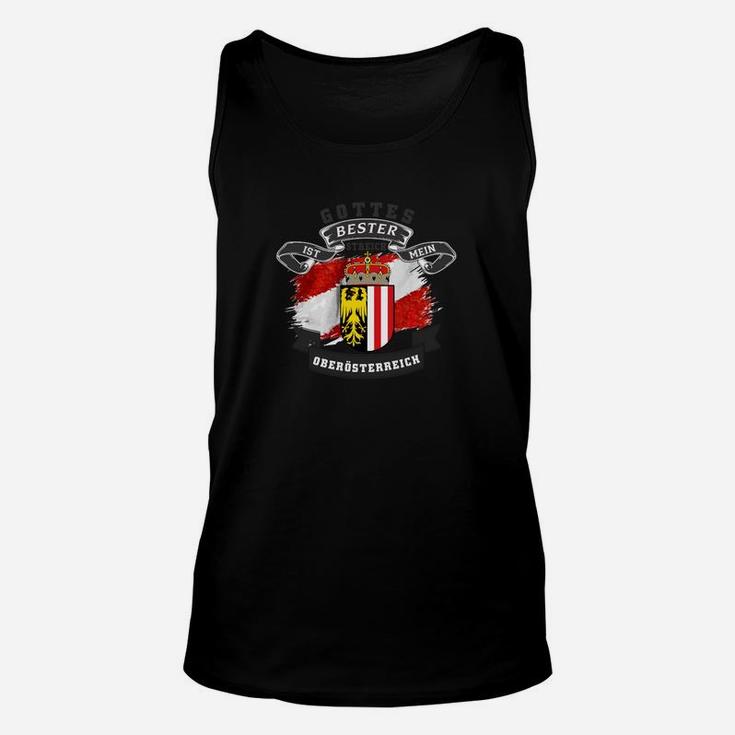 Österreich-Patriotisches Schwarzes Unisex TankTop Gottes Bester – Österreich