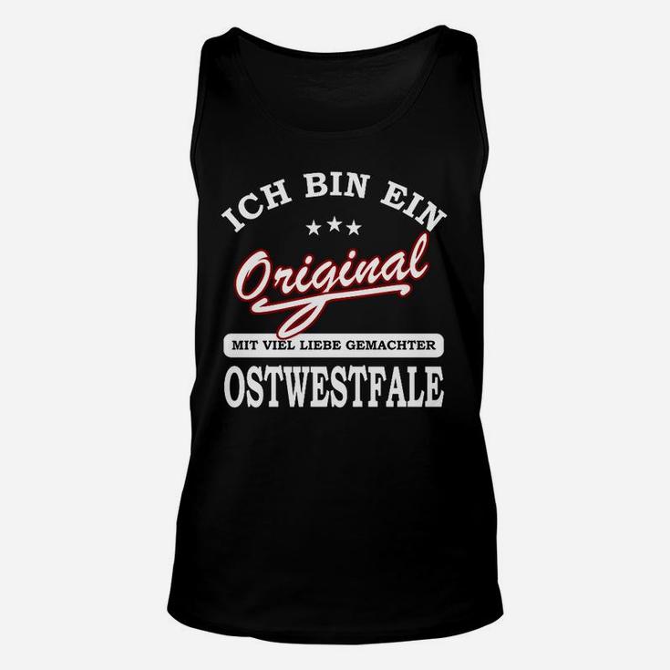 Ostwestfale Unisex TankTop mit Spruch, Liebevoll Gestaltetes Tee