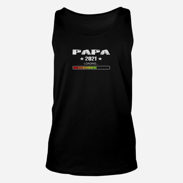 Papa 2021 Loading Unisex TankTop für werdende Väter, Witziges Design