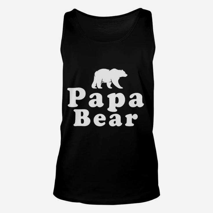 Papa Bear Cute Bear Unisex Tank Top