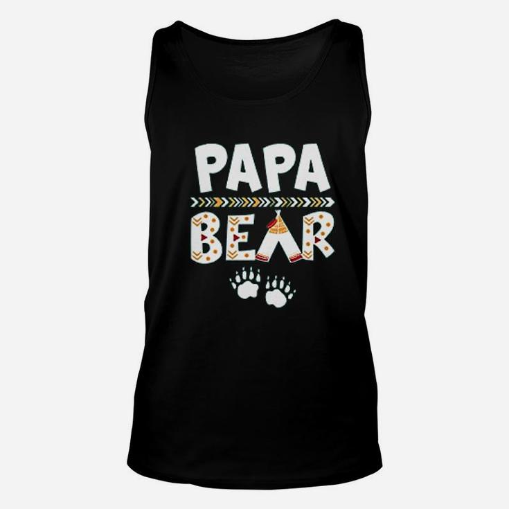 Papa Bear Dad Fathers Day Love, best christmas gifts for dad Unisex Tank Top