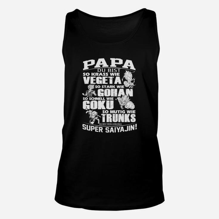 Papa Du Bist Super Saiyajin Vegeta Goku TankTop