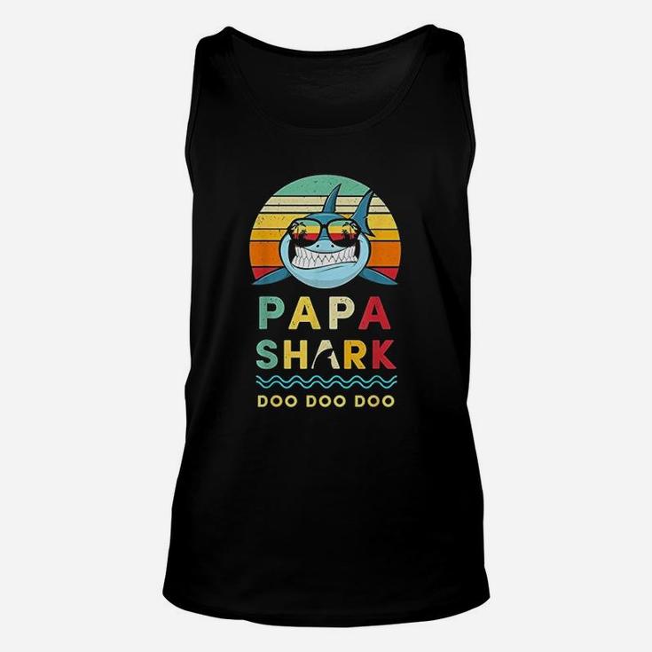 Papa Shark Gift For Papa, best christmas gifts for dad Unisex Tank Top