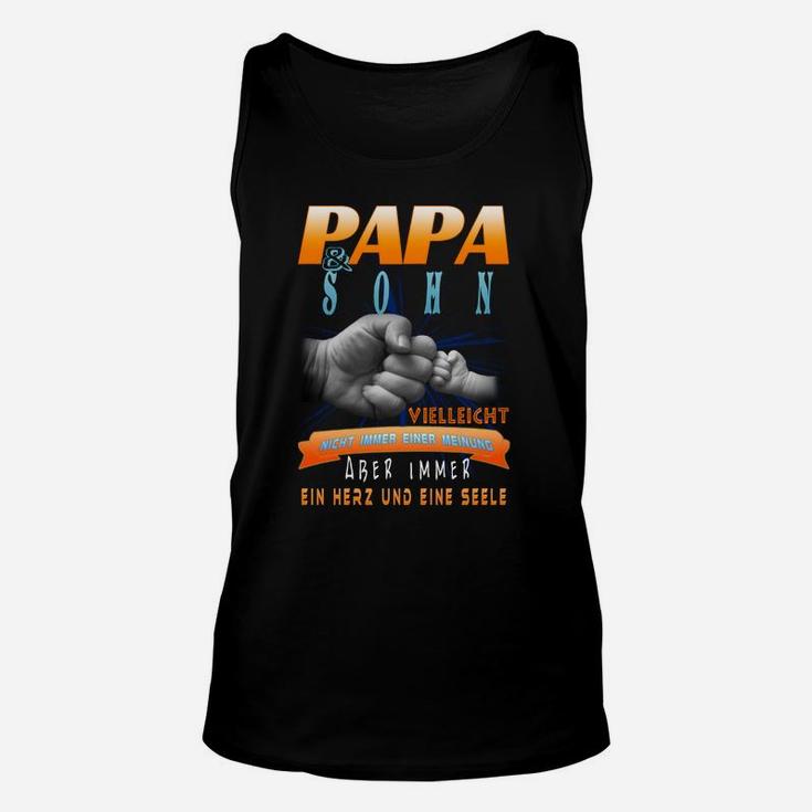 Papa und Sohn Herz & Seele Unisex TankTop, Vater-Sohn-Motiv mit Spruch