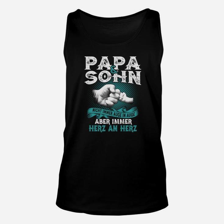 Papa und Sohn Verbunden Unisex TankTop - Hand in Hand, Herz an Herz