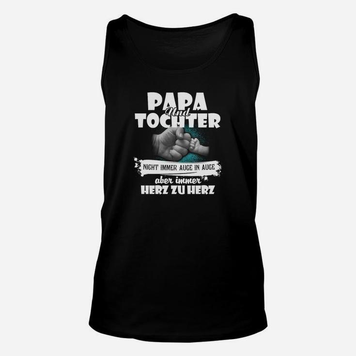 Papa und Tochter Herz-zu-Herz Unisex TankTop, Familienbande Design