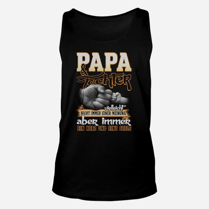 Papa und Tochter Stärke Liebe Motiv Unisex TankTop, Familienbindung Tee