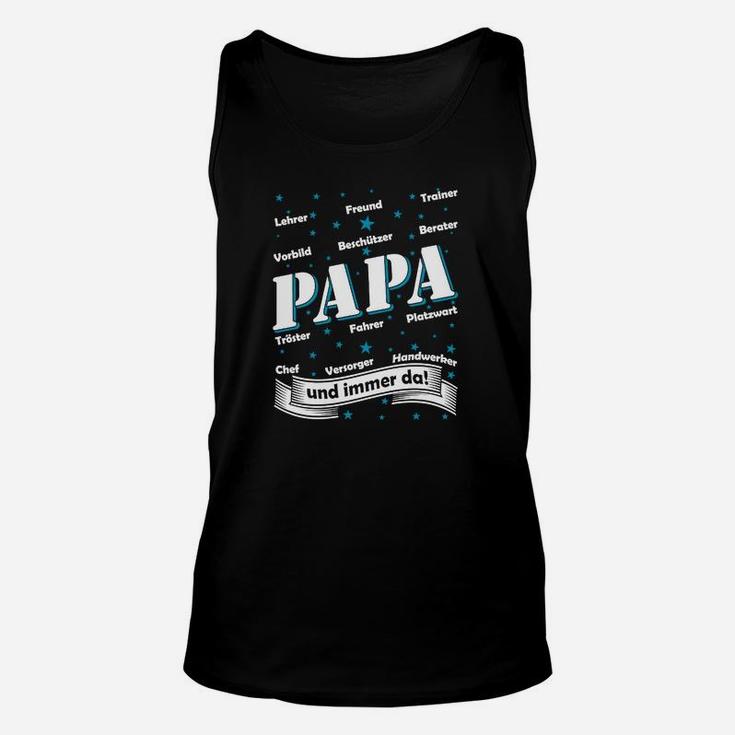 Papa Wortwolke Design Unisex TankTop, Liebevolle Beschreibungen für Väter