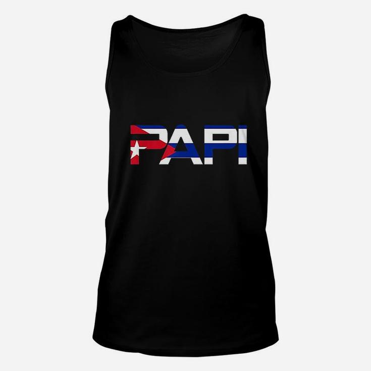 Papi Cuban Flag, best christmas gifts for dad Unisex Tank Top