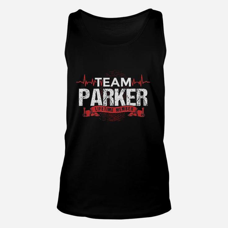 Parker Team Family Reunions Dna Heartbeat Unisex Tank Top