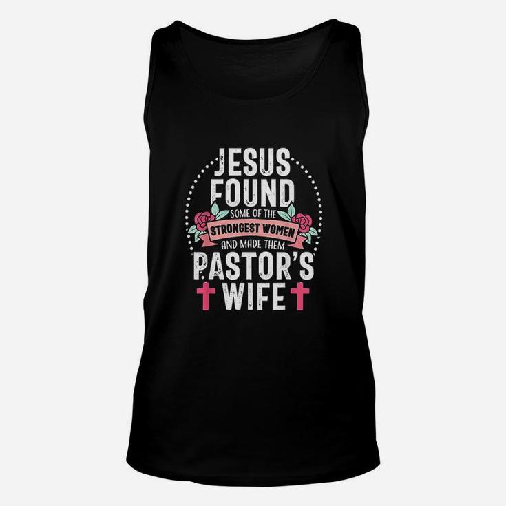 Pastor Wife Proud Jesus Christian Church Appreciation Gift Unisex Tank Top