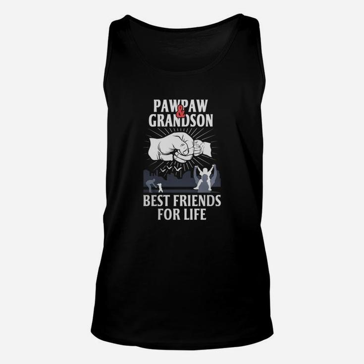 Pawpaw And Grandson Best Friends For Life Unisex Tank Top