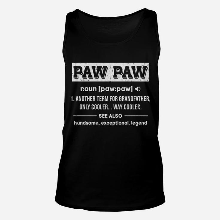 Pawpaw-gifts-grandpa-definition-fathers-day Unisex Tank Top