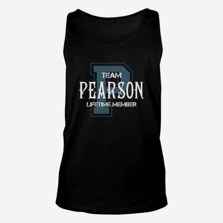 Pearson Shirts - Team Pearson Lifetime Member Name Shirts Unisex Tank Top