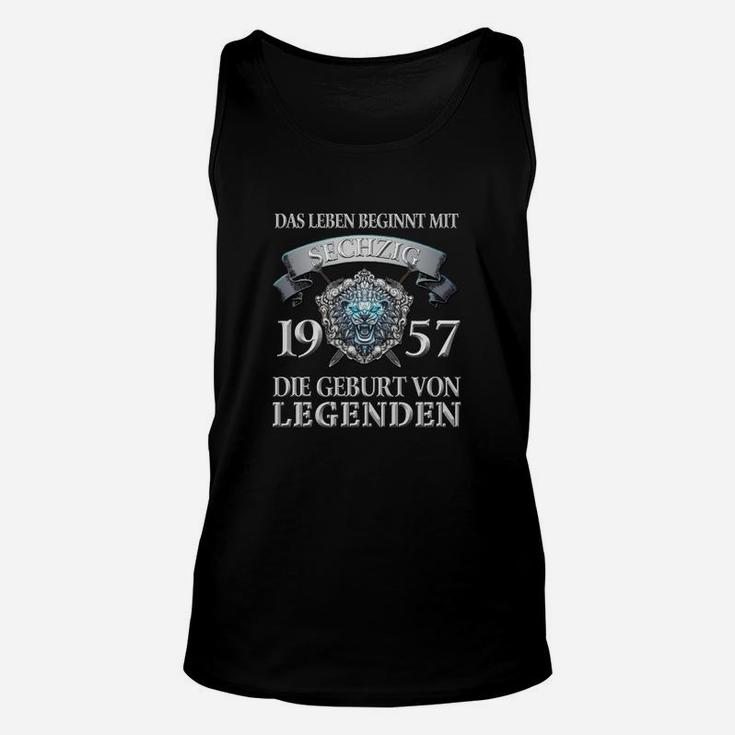 Personalisiertes Geburtsjahr Unisex TankTop 1957, Legenden Geburt Design