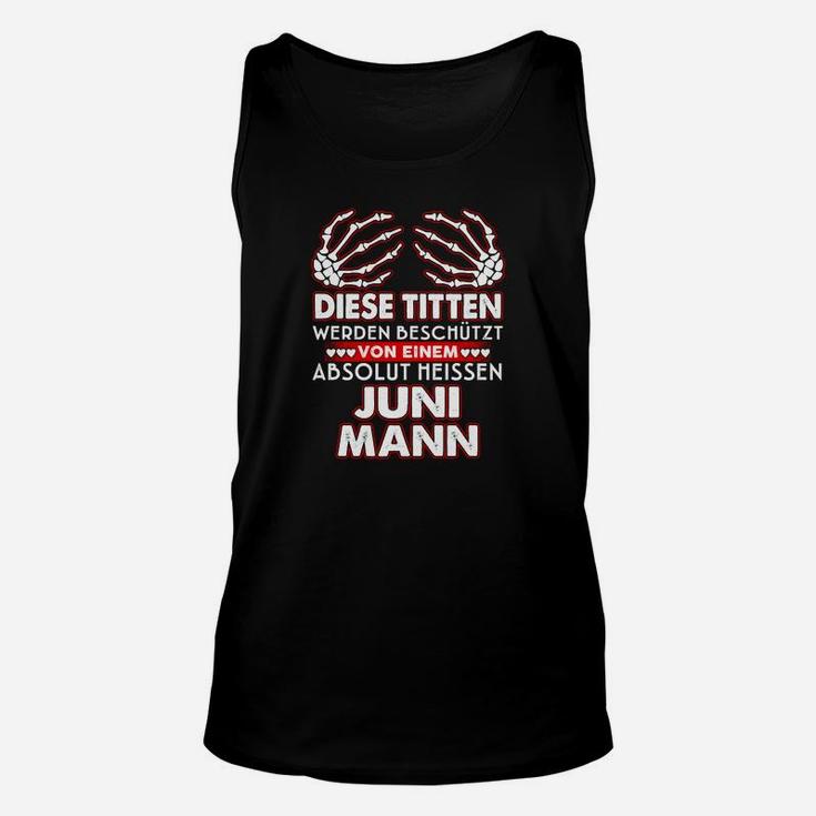 Personalisiertes Geburtstags-Unisex TankTop für Männer, Juni Mann Schutz Design