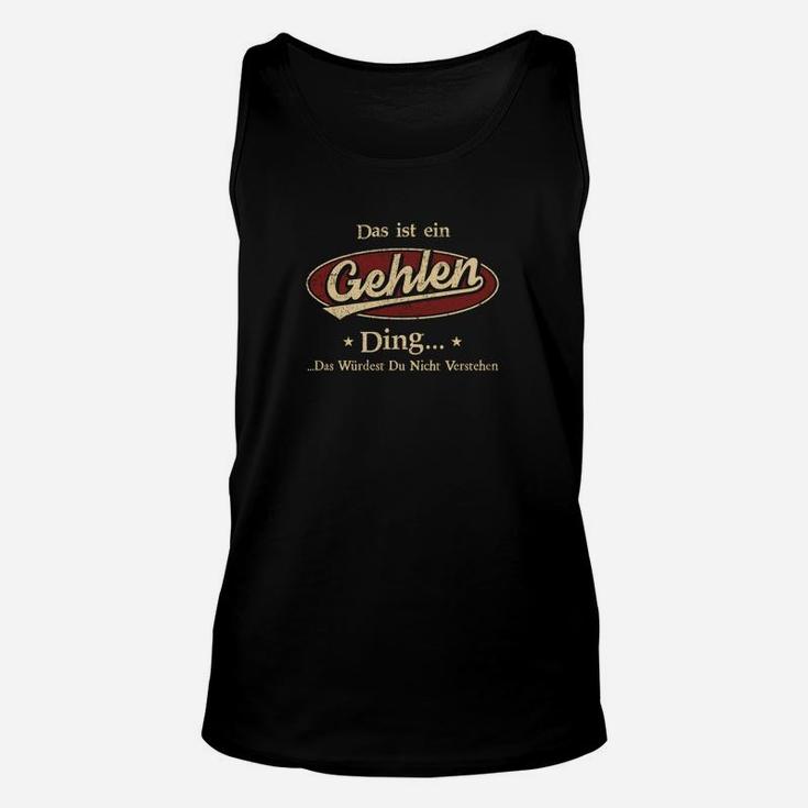 Personalisiertes Gehlen Ding Unisex TankTop mit Slogan, Maßgeschneidertes Tee