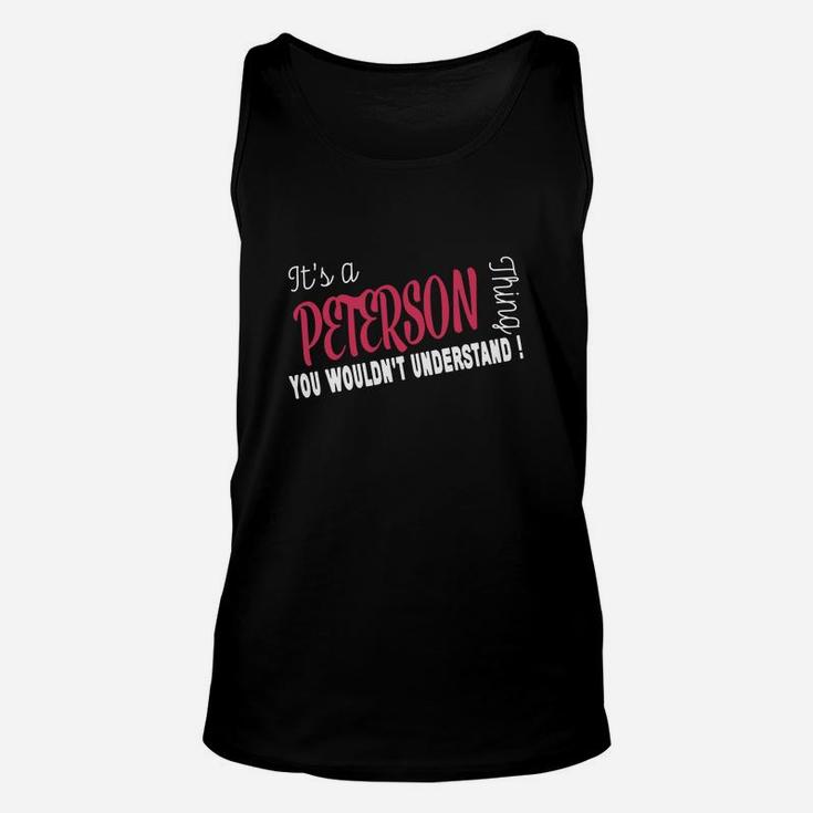 Peterson It's Peterson Thing - Teeforpeterson Unisex Tank Top