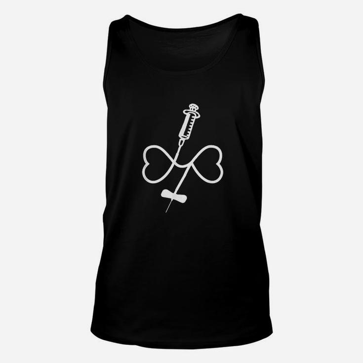 Phlebotomy Butterfly Needle Heart Forever Love Infinity Gift Unisex Tank Top