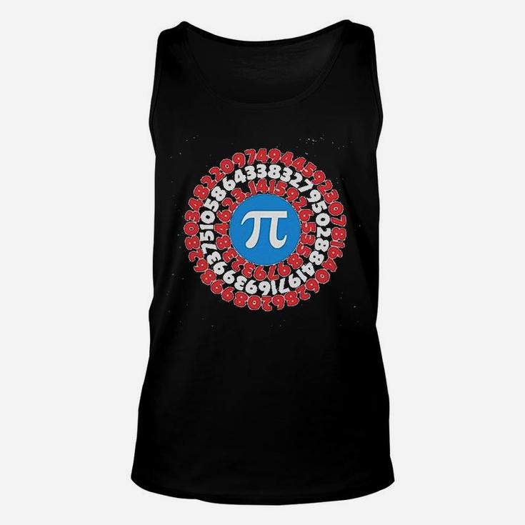 Pi Day Superhero Captain Pi Gift For Math Geeks Unisex Tank Top