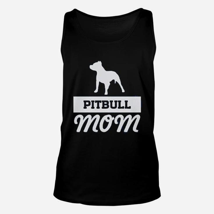 Pitbull Mom Dog Moms Unisex Tank Top